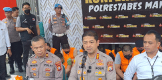 Polrestabes Makassar Gagalkan Belasan Kilogram Sabu