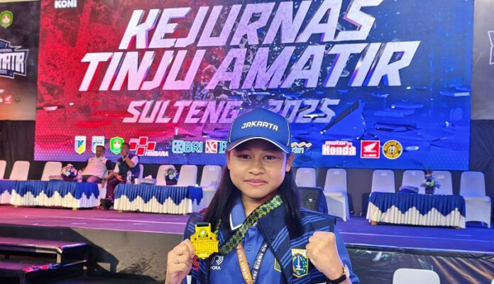 Putri Mahesa Ayu Firdaus Juara kelas 49 women’s school