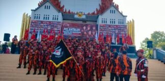 Di Bawah Bayang Monumen Mandala, Rizal Bahri Ambil Alih Komando KOTI Sulsel