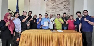 Usia Terima SK, Pengurus Baru PWI Sulsel di Bawah Komando Suwardi Thahir Langsung Tancap Gas